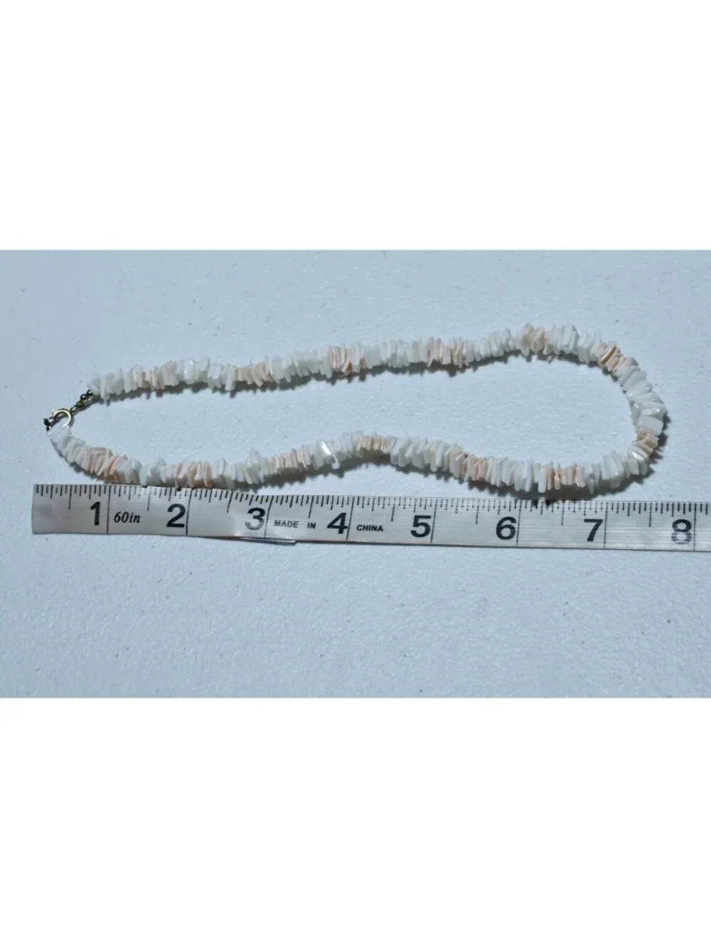 Vintage Shell Necklace Beach Core Surfer Boho White Pink Chip Jewelry Men